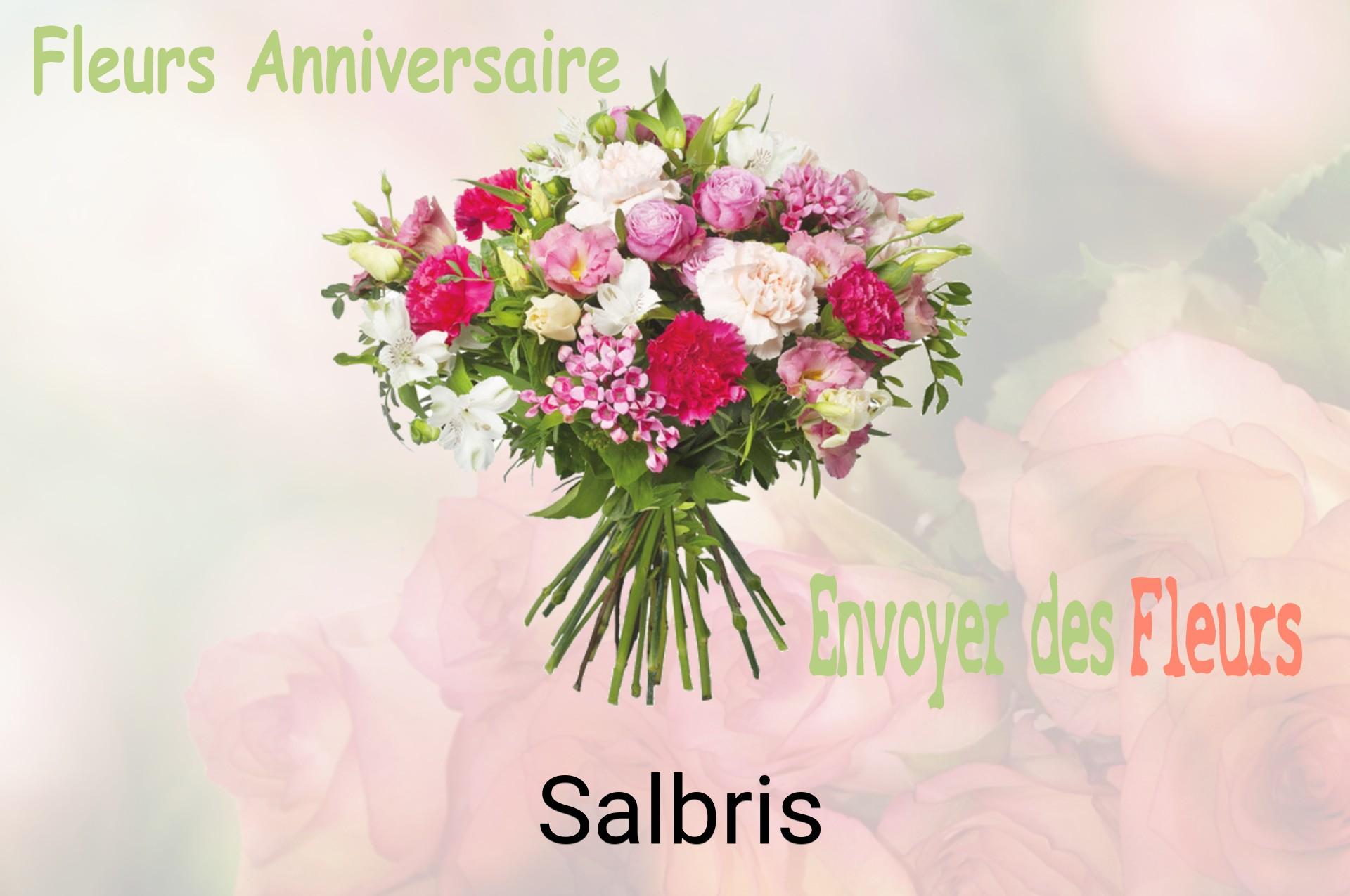 Bouquet de fleurs d’anniversaire livré à Salbris