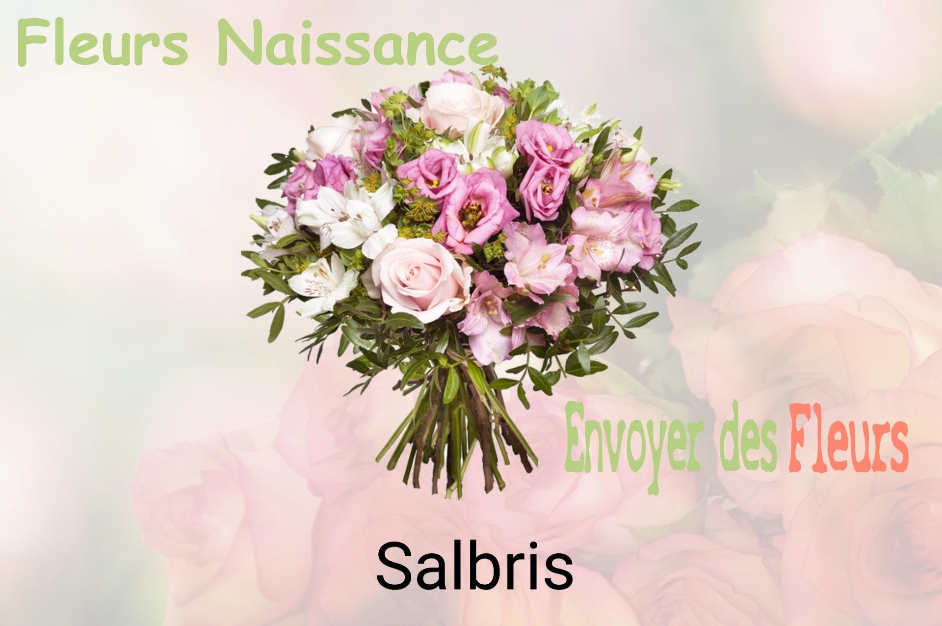 Bouquet de fleurs de naissance livré à Salbris